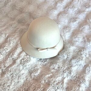 Elegant Cream Women's Cloche Hat